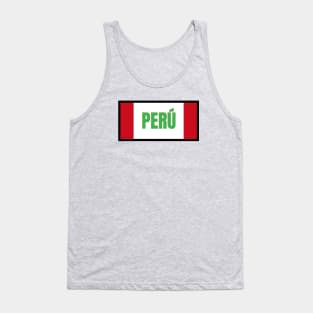 Peruvian Flag Colors Tank Top